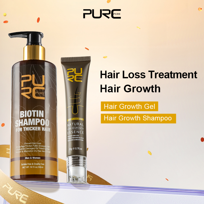 Hair Care Vitamin - PURC 300ml Biotin Shampoo Ginger Hair