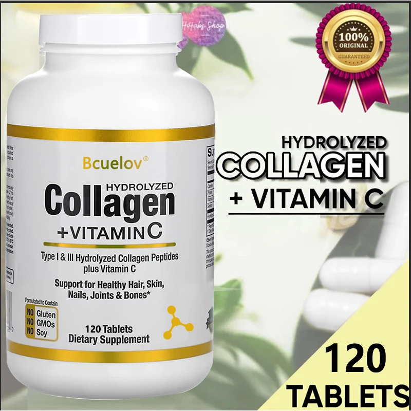 Hair Care Vitamin - bcuelov Hydrolyzed Collagen Peptides - Nutritional