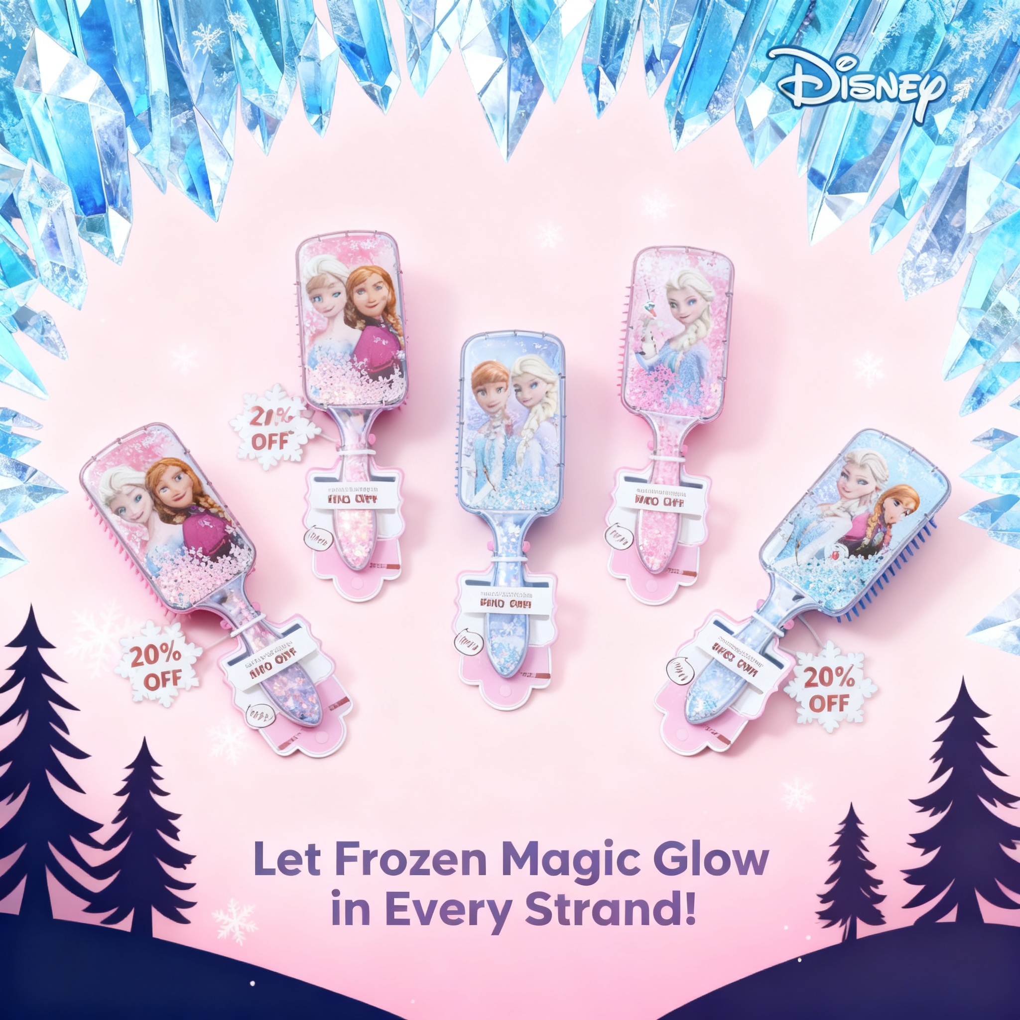 Hair Care Products - Frozen Elsa Minnie Mickey Mouse Air