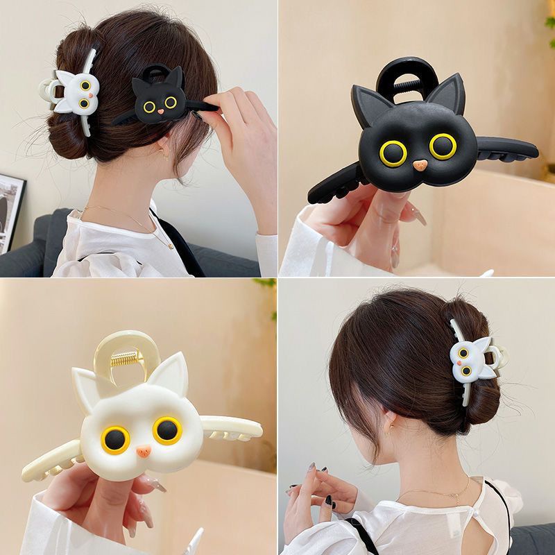 Hair Clip Claw Large - Cute Cat Hair Clip Cartoon Large