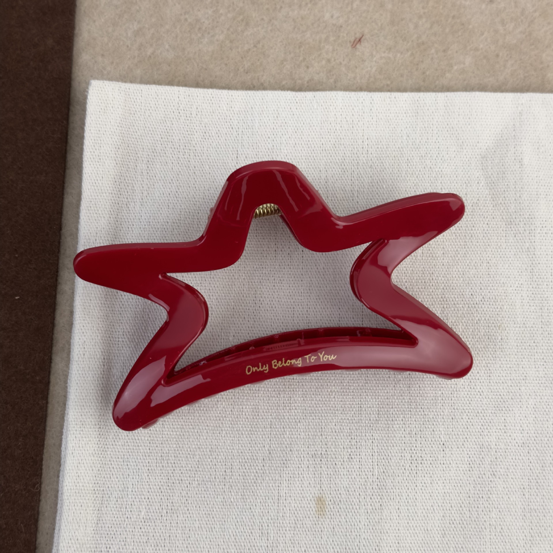 French Red Collection! Large G - огляд і ціна Hair Clip Claw Large