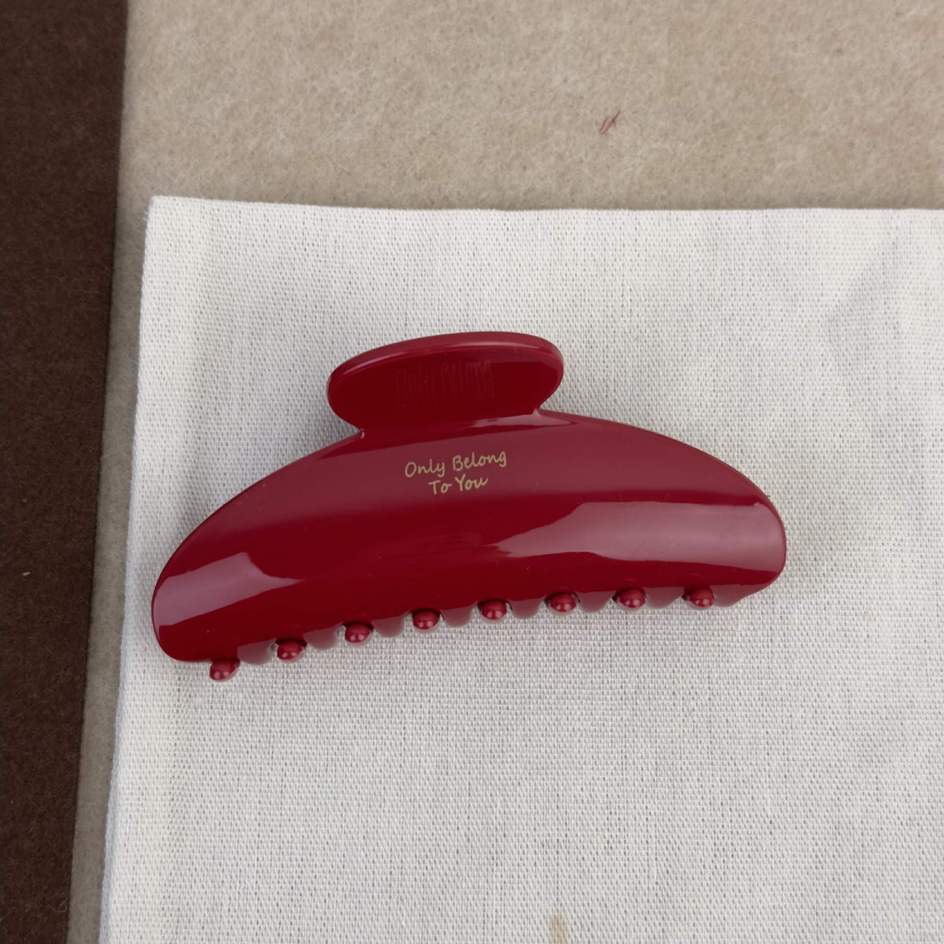 French Red Collection! Large G - огляд і ціна Hair Clip Claw Large