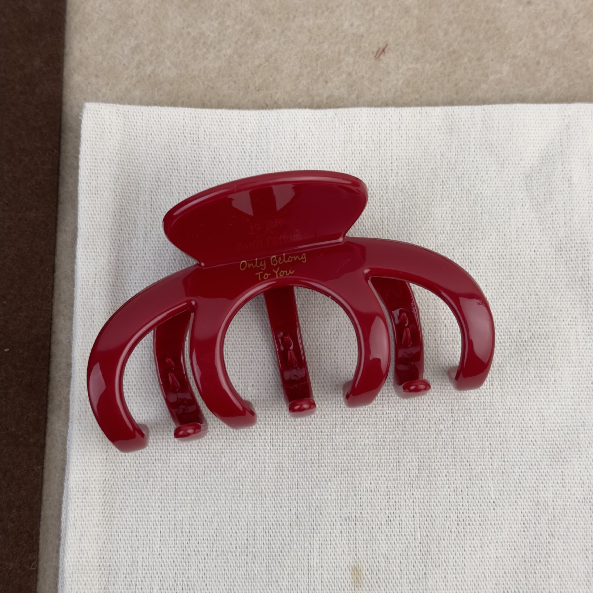 French Red Collection! Large G - огляд і ціна Hair Clip Claw Large