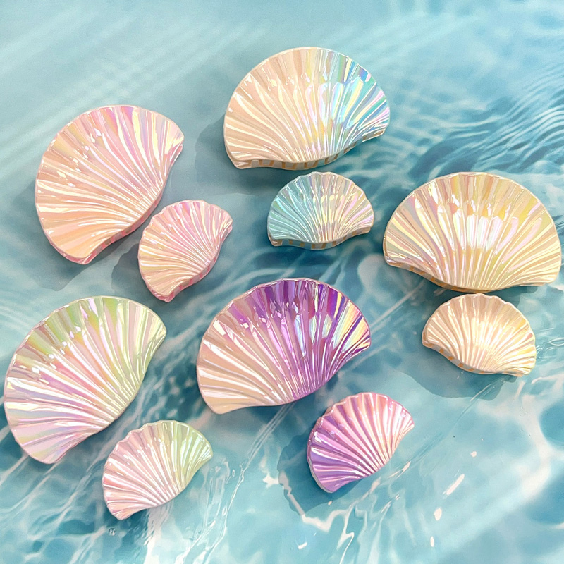 2pcs Gradient Shell Hair Clip  - огляд і ціна Hair Clip Claw Large