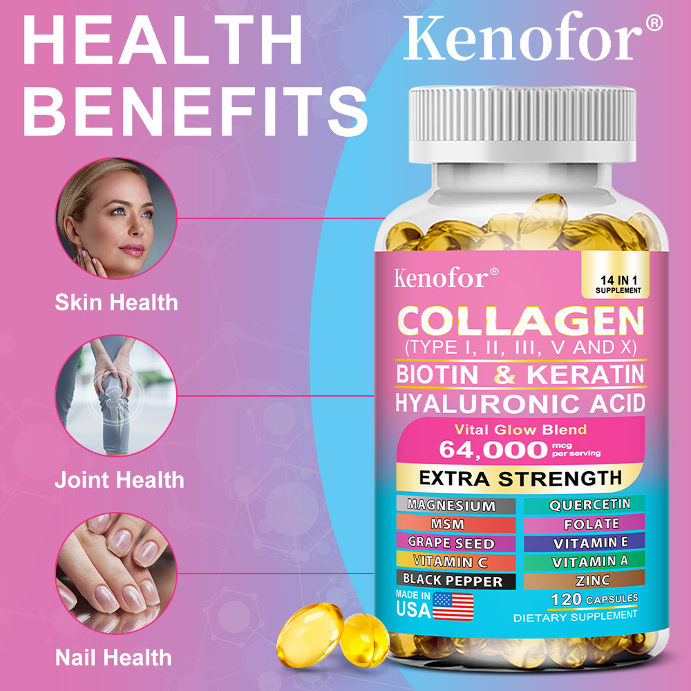 Complex Collagen Capsules, Bri - огляд і ціна Hair Care Vitamin