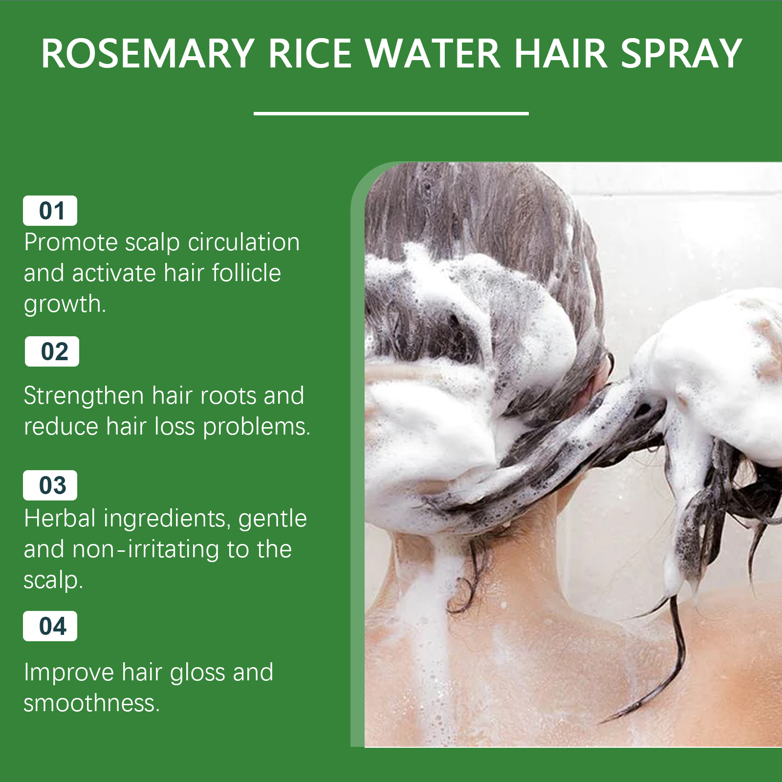 Rosemary Rice Water Hair Spray - огляд і ціна Hair Care With Rice Water
