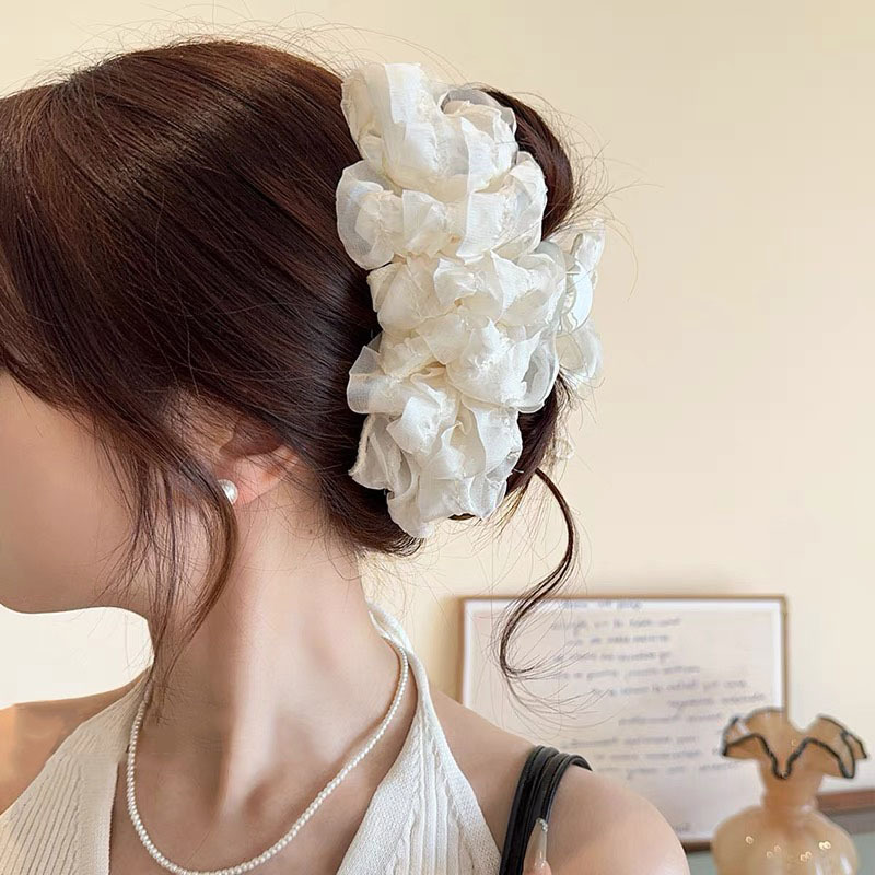 New Large Chiffon Bow Hair Cla - огляд і ціна Hair Clip Claw Large
