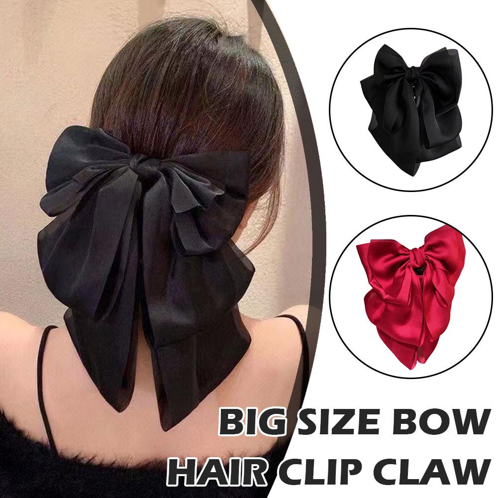 Hot Korean Style Big Size Bow  - огляд і ціна Hair Clip Claw Large