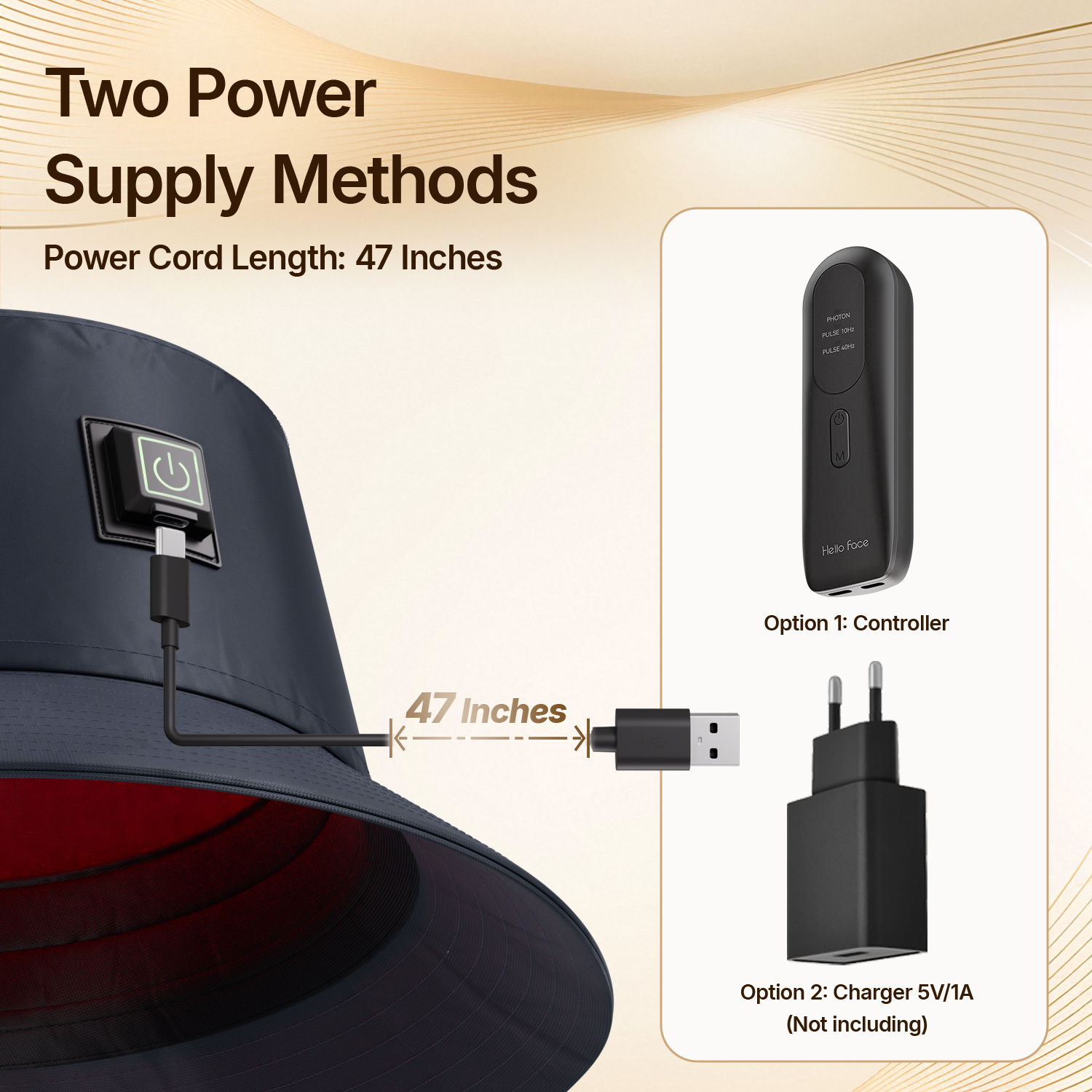T100-W Rechargeable Hair Growt - огляд і ціна Hair Care With Protein
