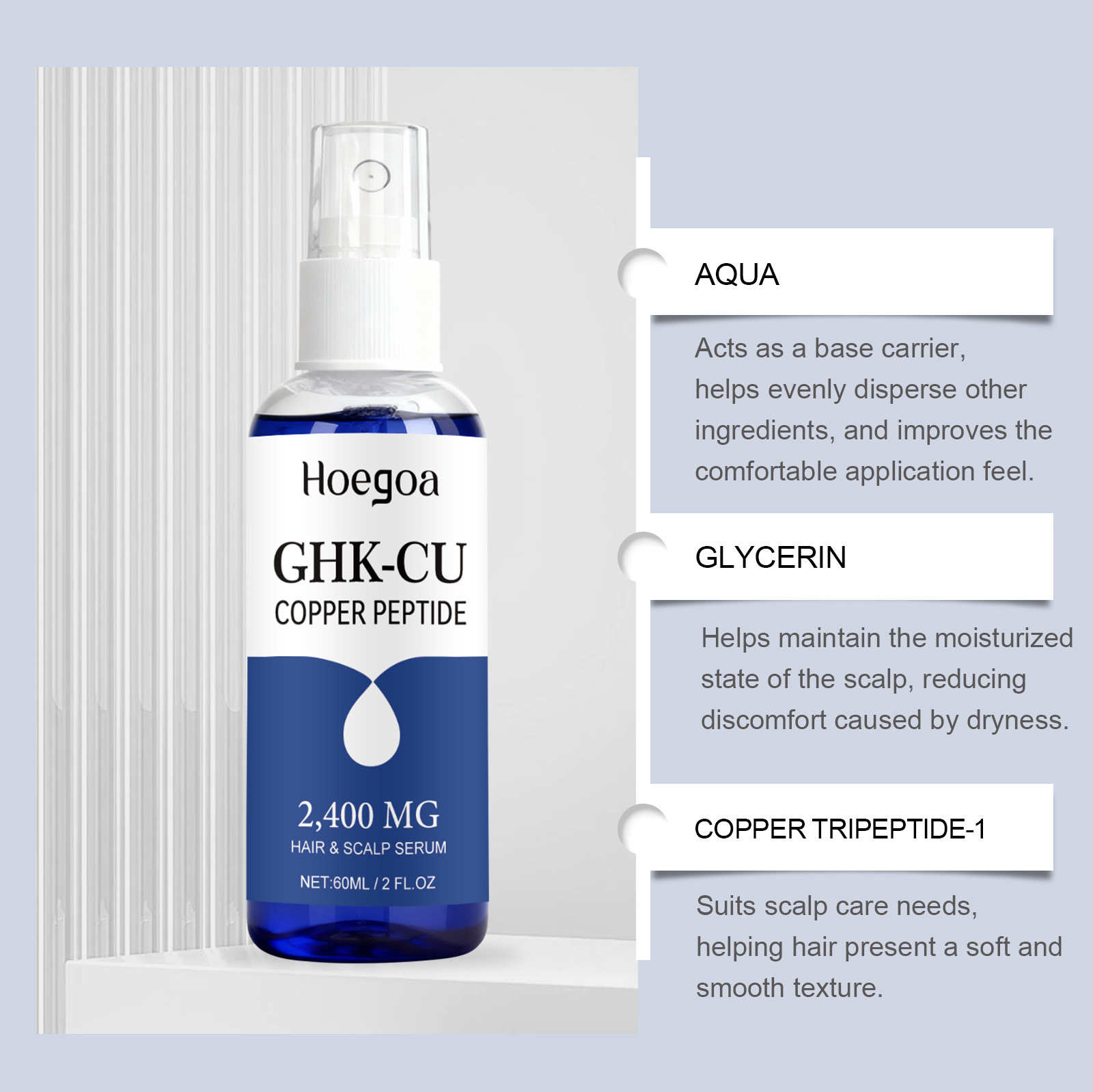 Ghk-Cu Copper Peptide for Hair - огляд і ціна Hair Care Products
