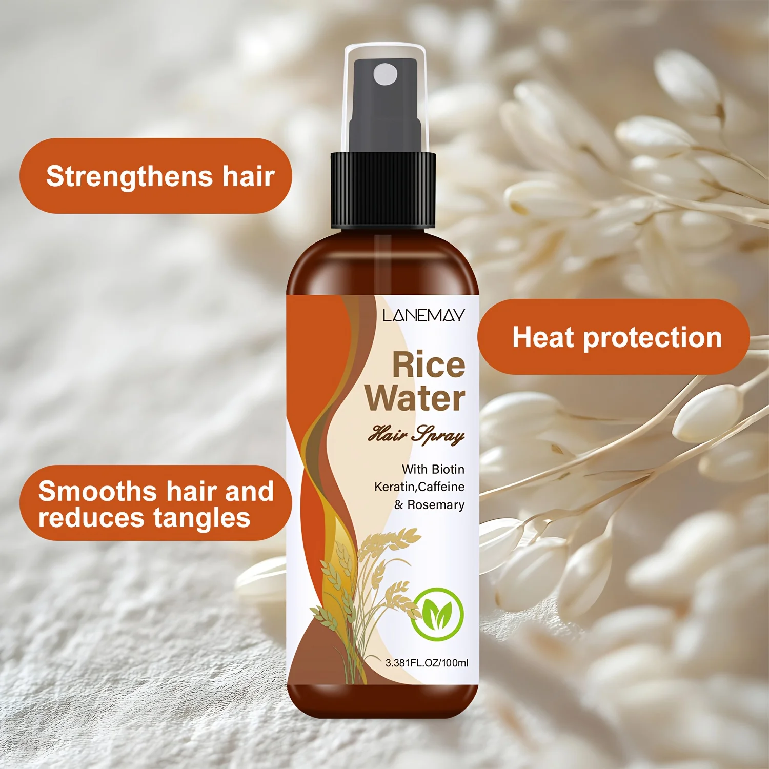 Rice Water Hair Spray - with B - огляд і ціна Hair Care Vitamin