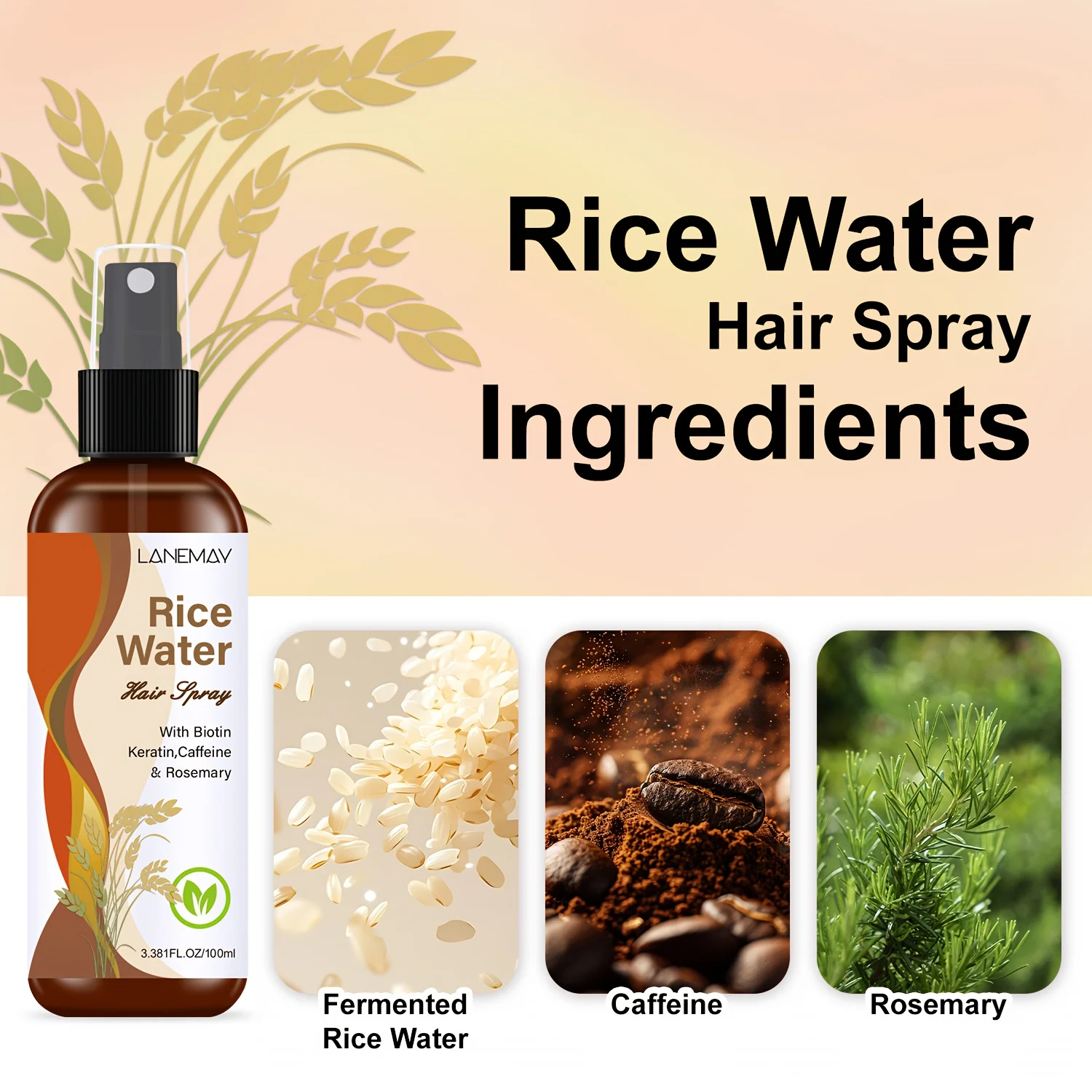 Rice Water Hair Spray - with B - огляд і ціна Hair Care Vitamin