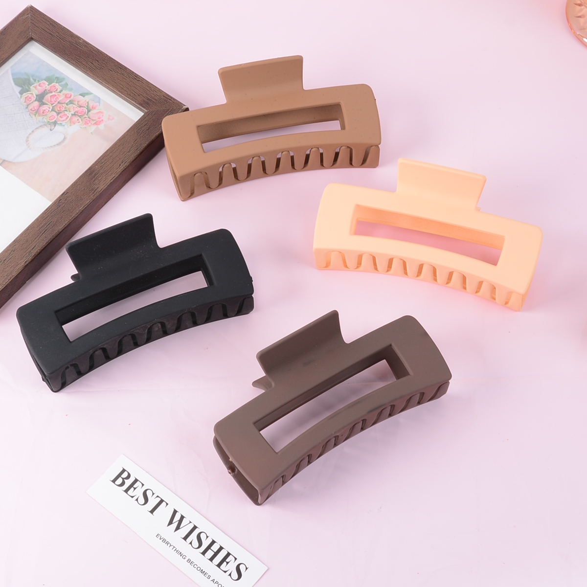 Black Hair Clips for Women - 8 - огляд і ціна Hair Clip Claw Large