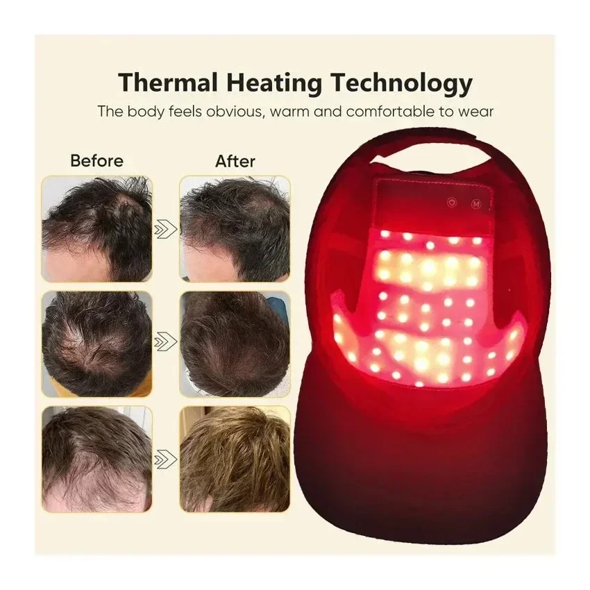 NEW LED Red Blue Light Therapy - огляд і ціна Hair Care With Protein