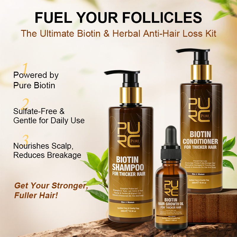PURC Fast Hair Growth Products - огляд і ціна Hair Care Vitamin