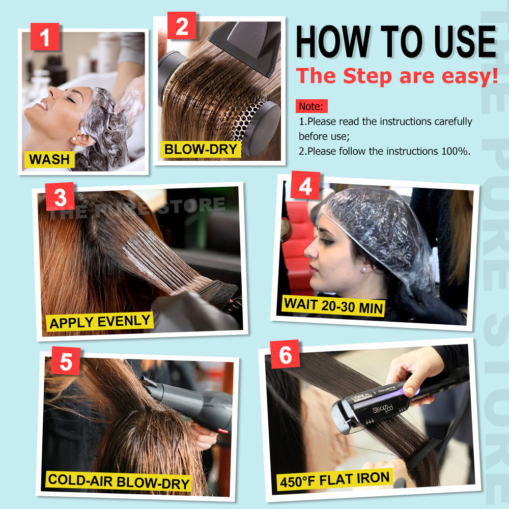 PURC 8% Keratin Smoothing Trea - огляд і ціна Hair Care With Protein