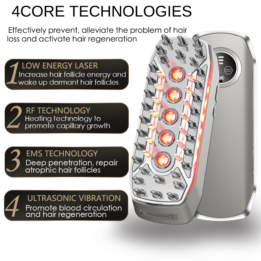Laser Hair Growth Comb Electri - огляд і ціна Hair Care With Protein