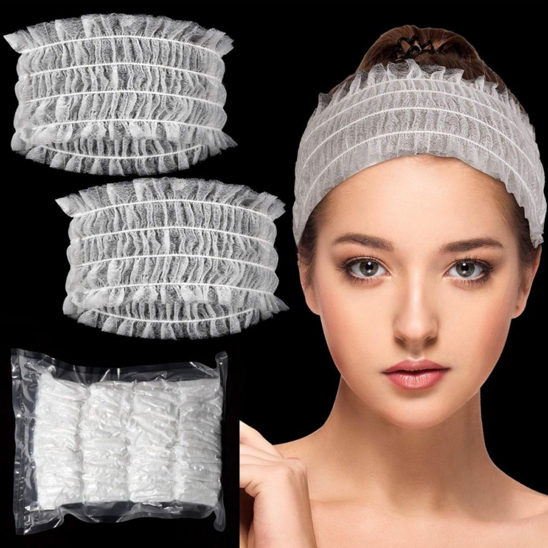 100 Pcs Disposable Headbands N - огляд і ціна Hair Care Journey