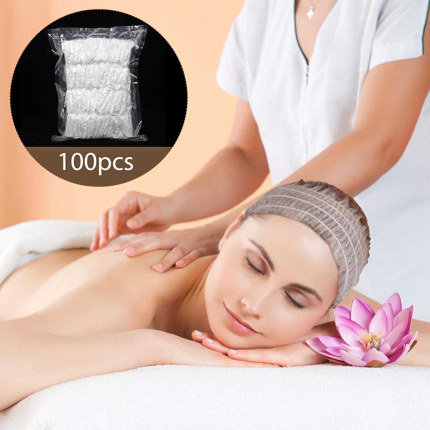 100 Pcs Disposable Headbands N - огляд і ціна Hair Care Journey