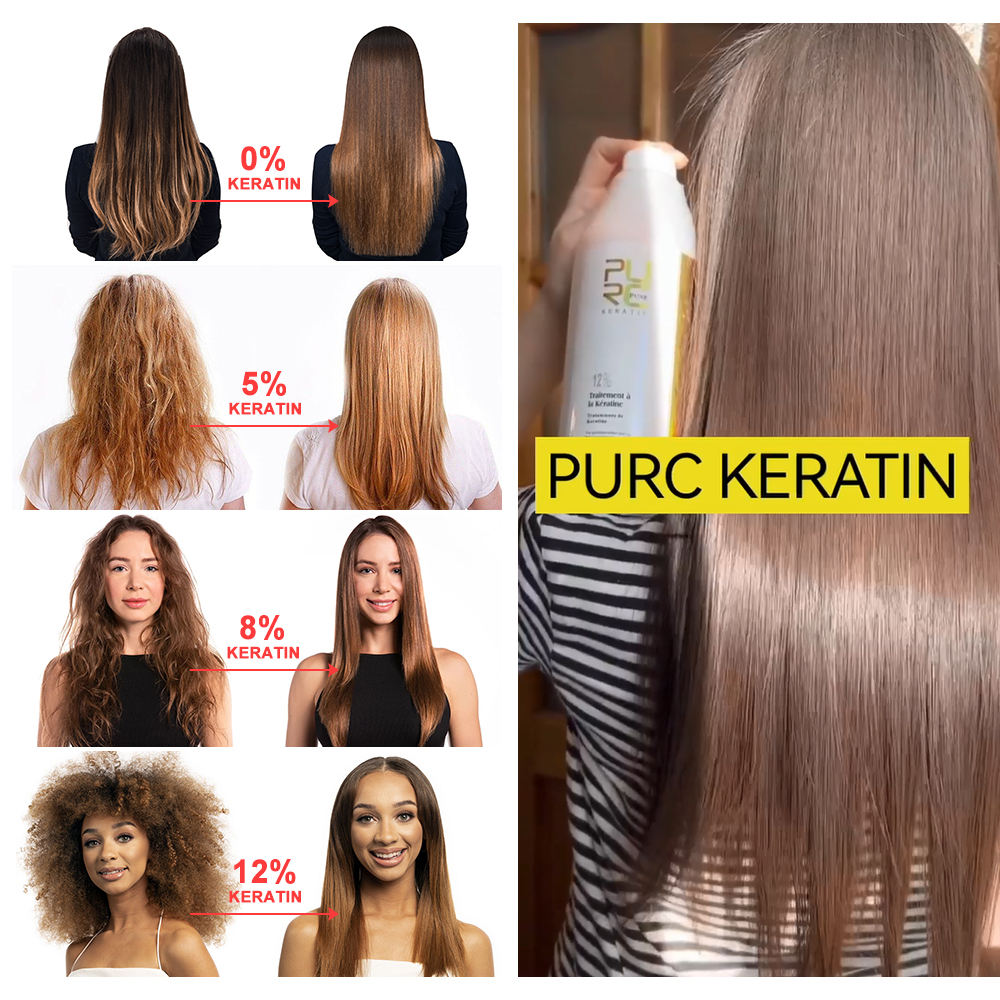 PURC 5% Keratin Smoothing Trea - огляд і ціна Hair Care With Protein