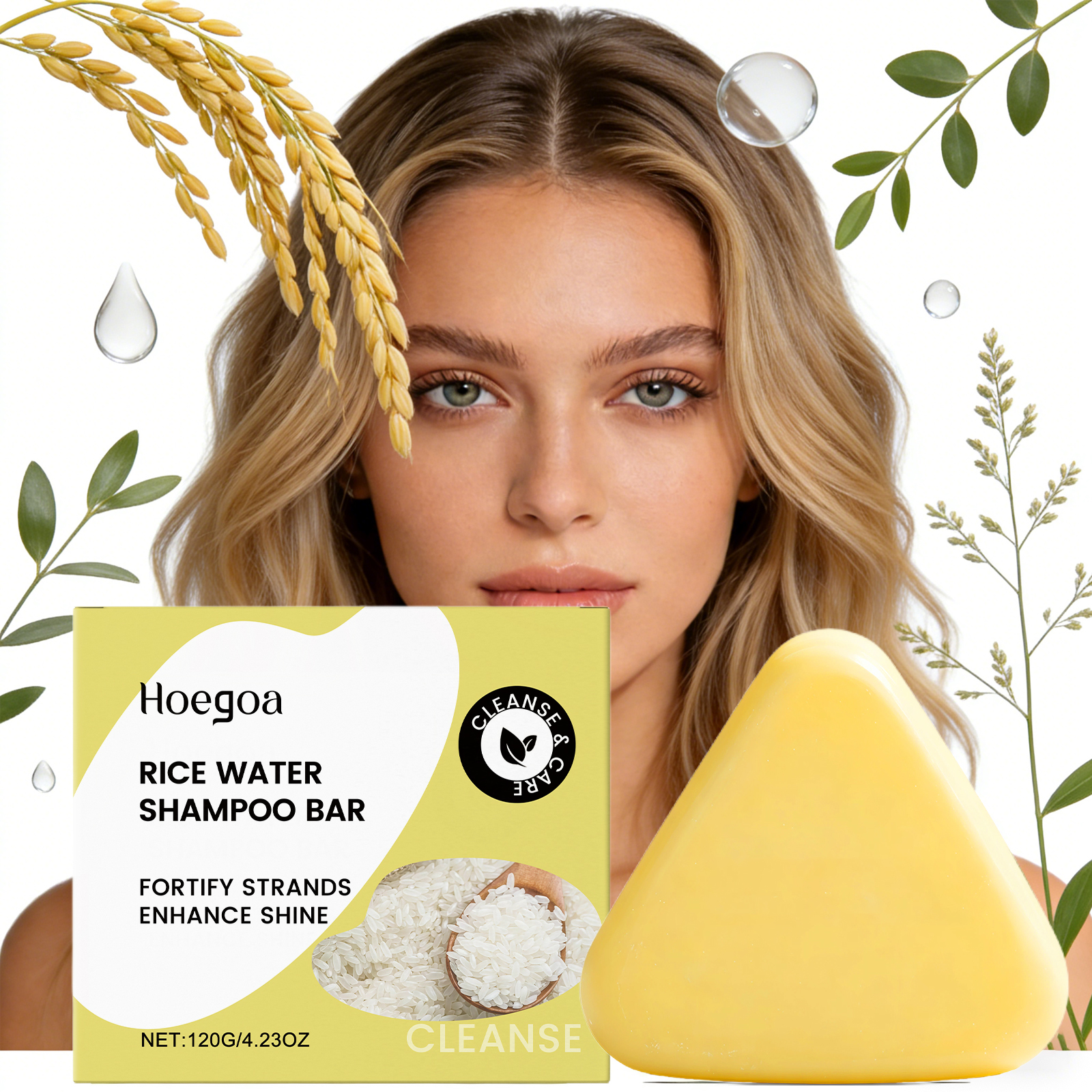 Rice Water Shampoo Bar Anti-Br - огляд і ціна Hair Care With Rice Water