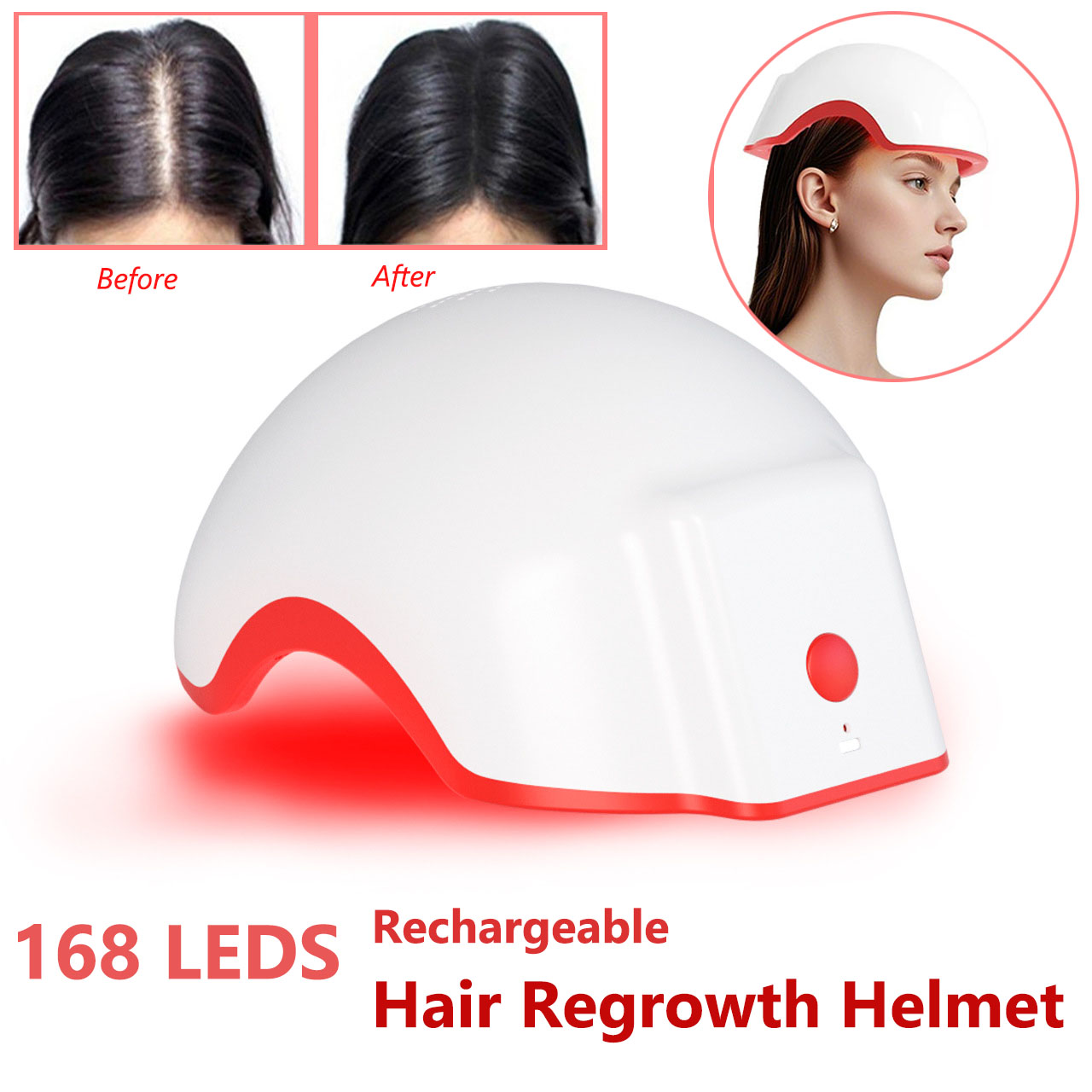 Red Light Therapy Device Hat N - огляд і ціна Hair Care With Protein