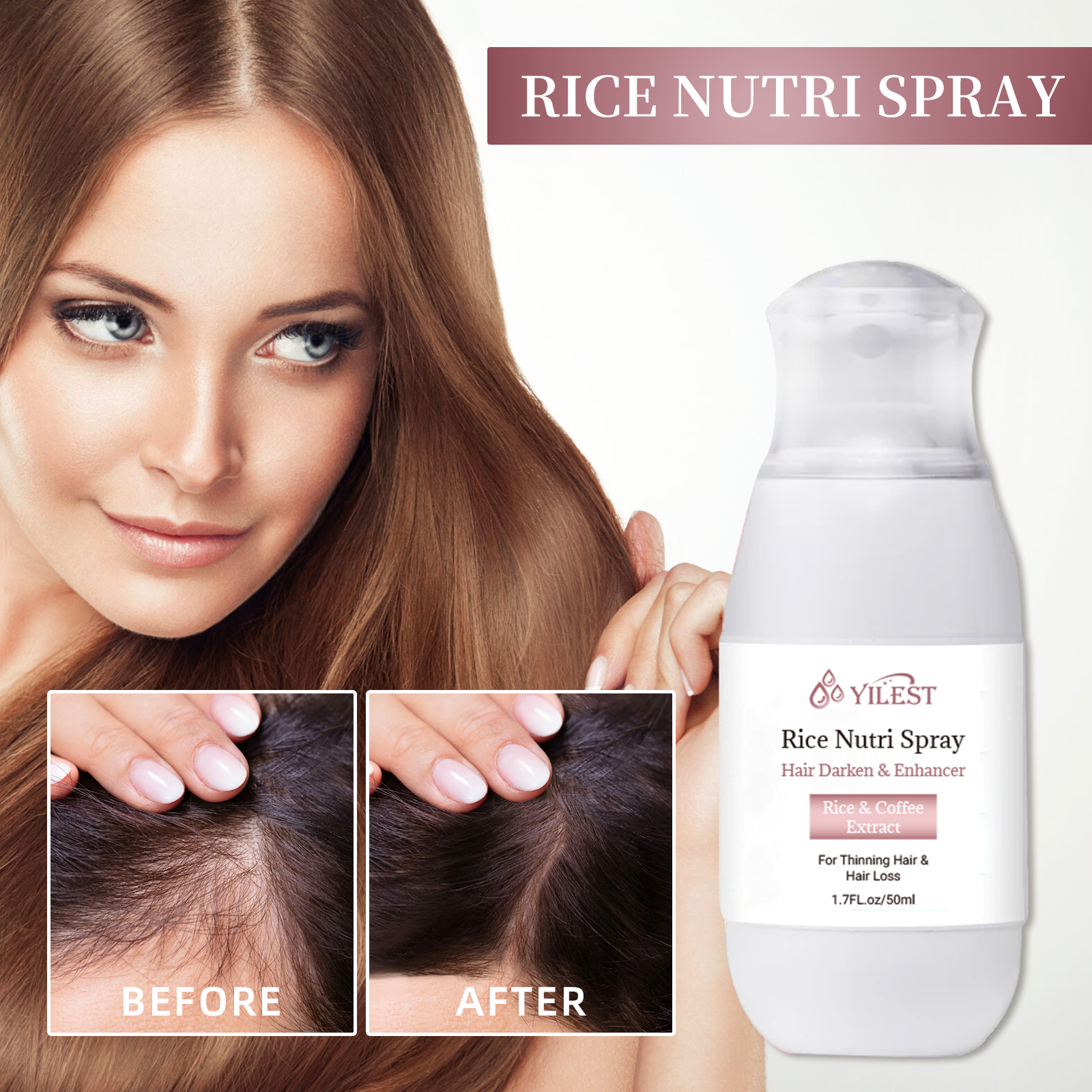 Rice Water Spray Hair Strength - огляд і ціна Hair Care With Rice Water