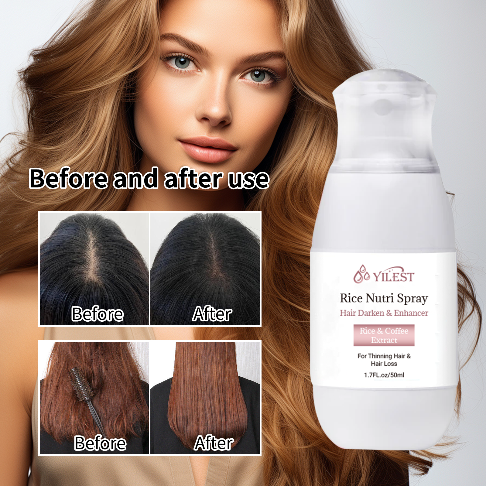 Rice Water Spray Hair Strength - огляд і ціна Hair Care With Rice Water